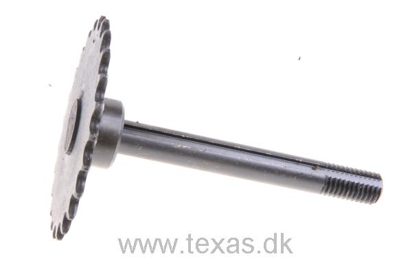 Texas Tandhjul m. aksel