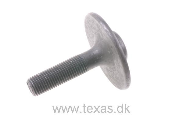 Texas Flangebolt sort 3/8 x 37.5