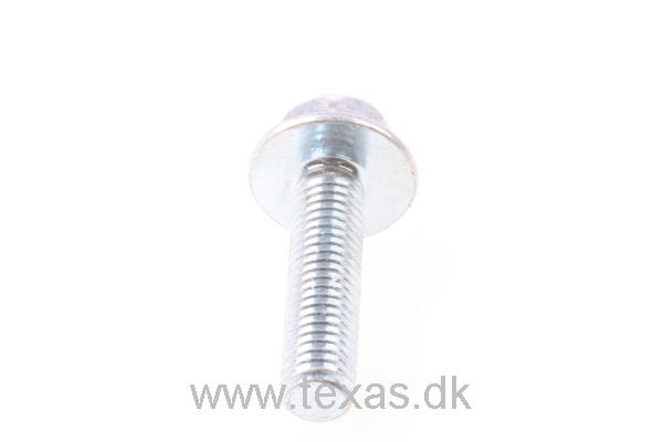 Flangebolt sort med lille hoved M5x20 FZ