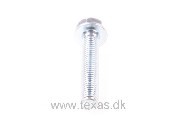 Texas Flangebolt sort med lille hoved M5x30 FZ