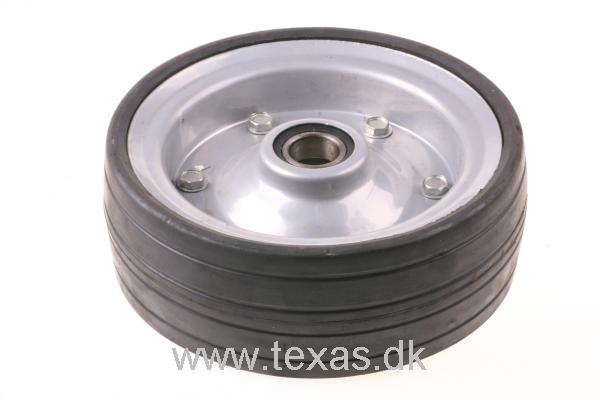 Texas Hjul, Massiv M/Metalfælg 205x75x25
