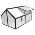 Minidrivhus sort 120x80x67cm