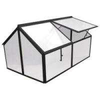 Minidrivhus sort 120x80x67cm