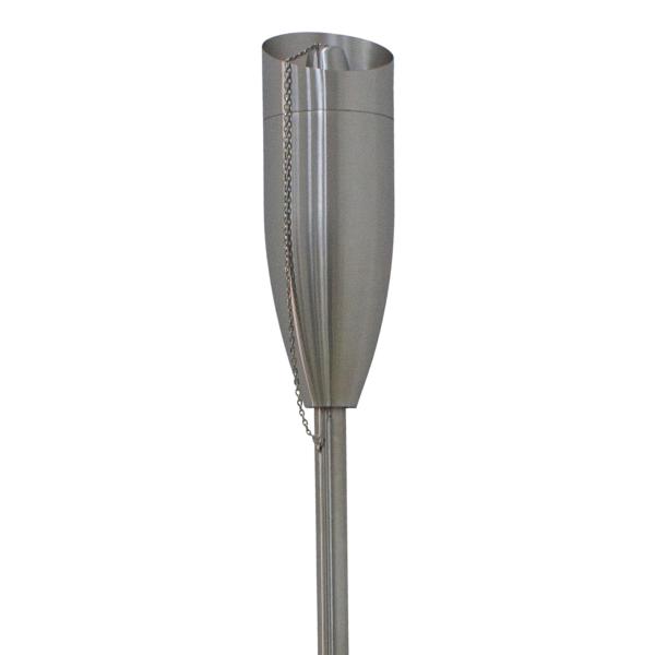 Fakkel i rustfrit stål/stål 115cm 