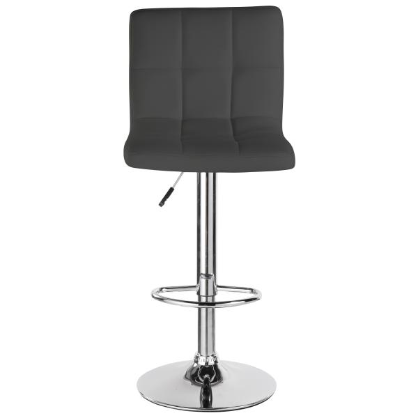 Barstol kunstlæder sort/krom