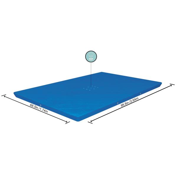 Bestway cover til pool 259x170cm