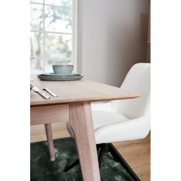 Porto 220x105x75cm eg hvidolieret/hvidolieret