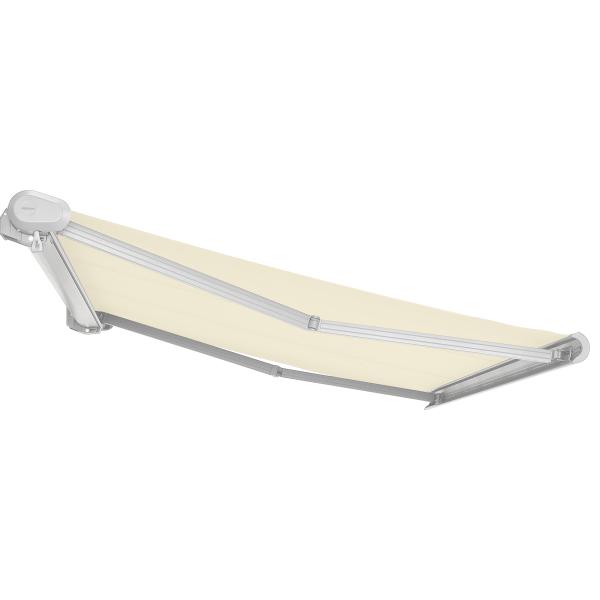Elektrisk markise lukket 350x300cm creme/hvid