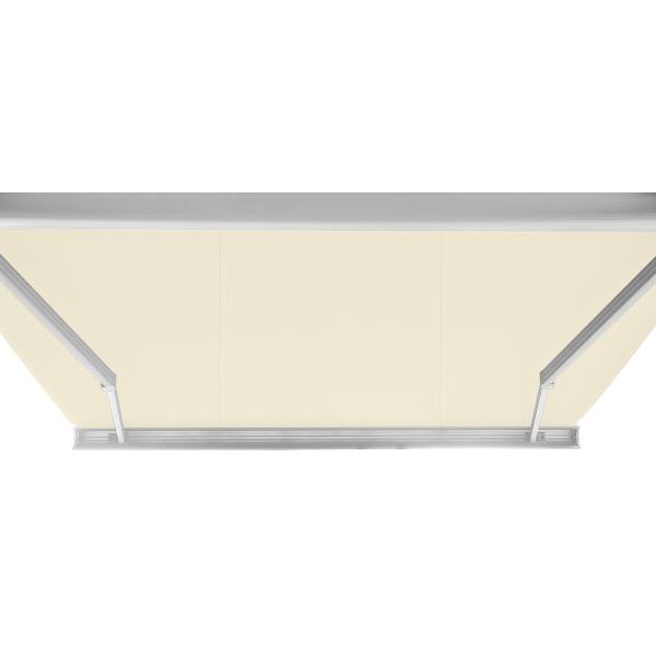 Elektrisk markise lukket 350x300cm creme/hvid