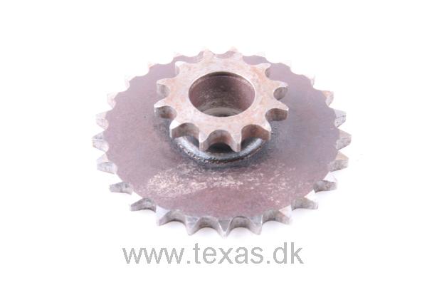 Texas Dobbelt kædehjul 12/25 zt